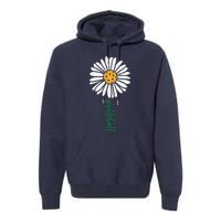 Pickleball Daisy Flower Premium Hoodie