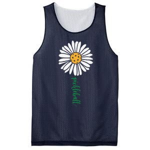 Pickleball Daisy Flower Mesh Reversible Basketball Jersey Tank