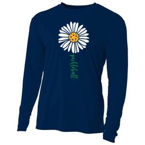 Pickleball Daisy Flower Cooling Performance Long Sleeve Crew