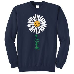 Pickleball Daisy Flower Tall Sweatshirt