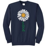 Pickleball Daisy Flower Tall Sweatshirt