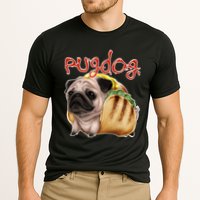Pug Dog Funny Food Cooling Performance Crew T-Shirt