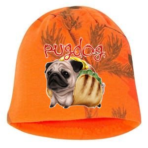 Pug Dog Funny Food Kati - Camo Knit Beanie