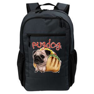 Pug Dog Funny Food Daily Commute Backpack