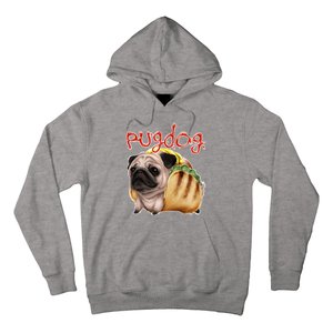 Pug Dog Funny Food Hoodie