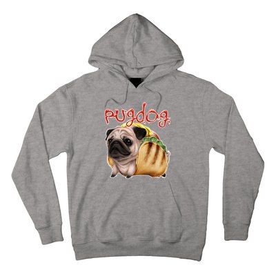 Pug Dog Funny Food Hoodie