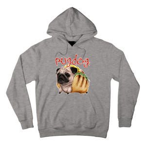 Pug Dog Funny Food Tall Hoodie