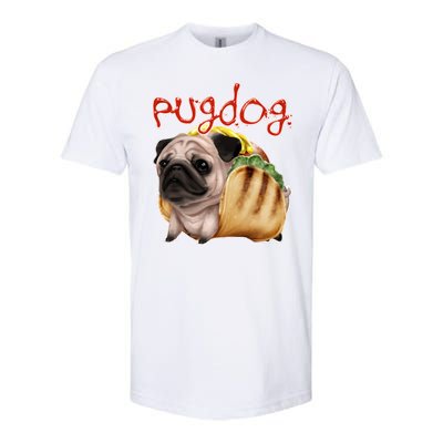 Pug Dog Funny Food Softstyle® CVC T-Shirt