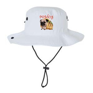 Pug Dog Funny Food Legacy Cool Fit Booney Bucket Hat