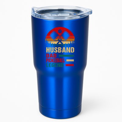 Pickleball Dad Funny Husband Dad Legend Vintage FatherS Day Gift Tumbler