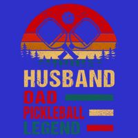 Pickleball Dad Funny Husband Dad Legend Vintage FatherS Day Gift Kids T-Shirt