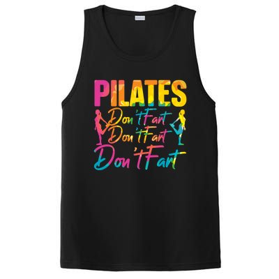 Pilates Don't Fart Fitness Exercise Training Contrology Funny Gift PosiCharge Competitor Tank