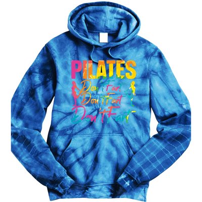 Pilates Don't Fart Fitness Exercise Training Contrology Funny Gift Tie Dye Hoodie