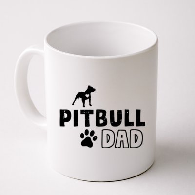 Pitbull Dad Funny Cute Dog Owner Adopt Rescue Fathers Day Gift Coffee Mug