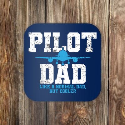 Pilot Dad Father Aviation Coaster