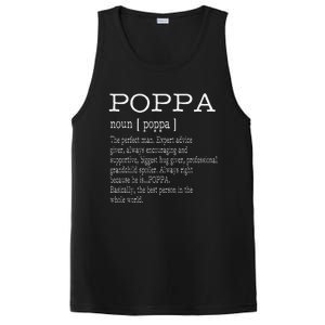 Poppa Definition Grandpa Fathers Day Gifts PosiCharge Competitor Tank