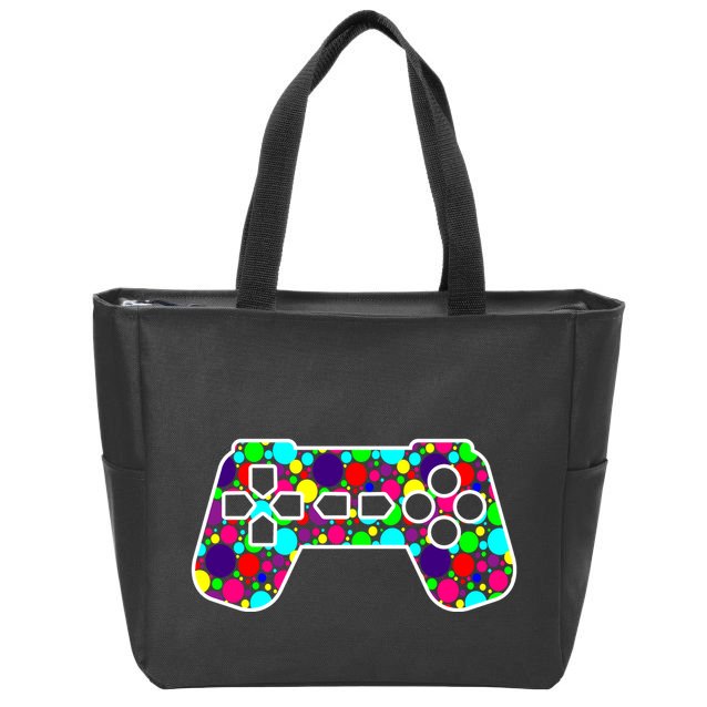 Polka Dots Gamer International Dot Day Zip Tote Bag