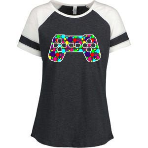 Polka Dots Gamer International Dot Day Enza Ladies Jersey Colorblock Tee