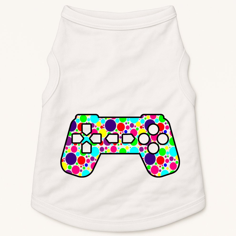 Polka Dots Gamer International Dot Day Doggie Tank