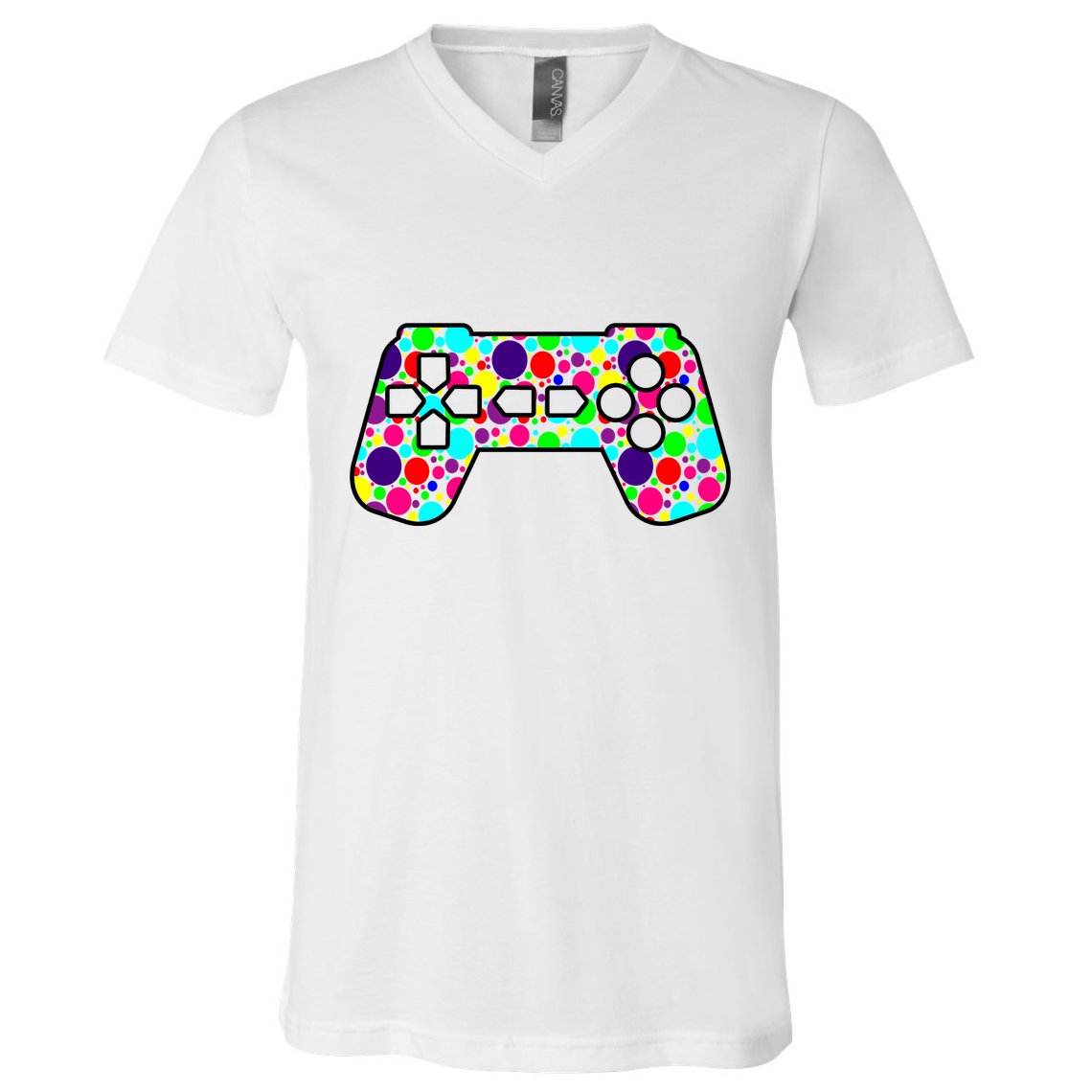 Polka Dots Gamer International Dot Day V-Neck T-Shirt