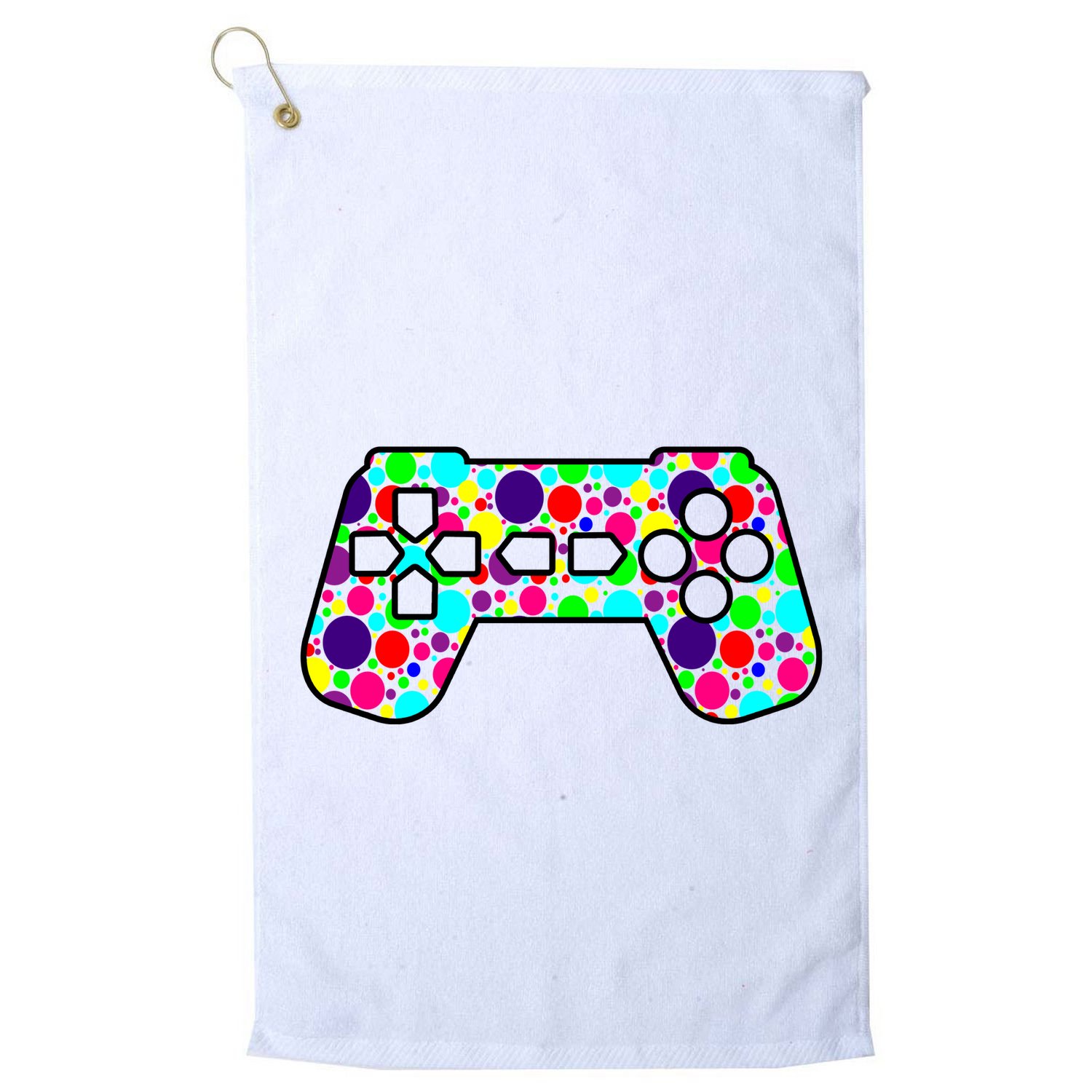 Polka Dots Gamer International Dot Day Golf Towel
