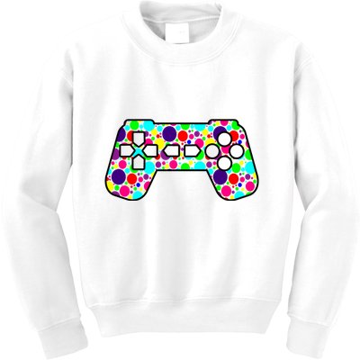 Polka Dots Gamer International Dot Day Kids Sweatshirt