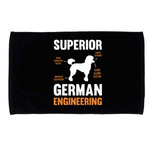 Poodle Dog Gifts Funny Superior German Engineering Microfiber Hand Towel