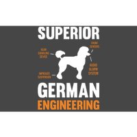 Poodle Dog Gifts Funny Superior German Engineering Bumper Sticker