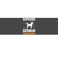 Poodle Dog Gifts Funny Superior German Engineering Bumper Sticker