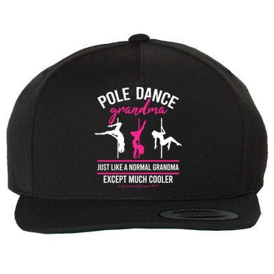 Pole Dance Grandma Dancer Mother's Day Pole Fitness Funny Gift Wool Snapback Cap