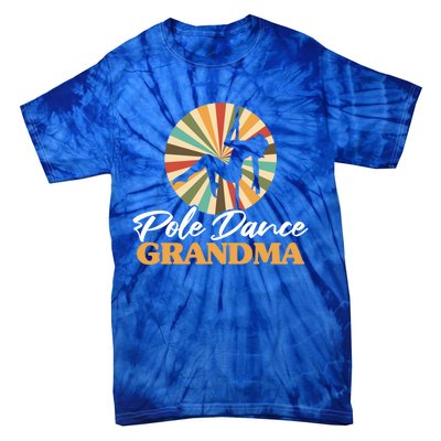 Pole Dance Grandma Pole Fitness Mother's Day Dancer Gift Tie-Dye T-Shirt