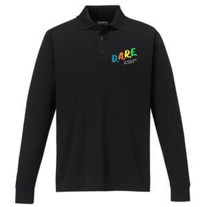 Program Dares Gift Performance Long Sleeve Polo