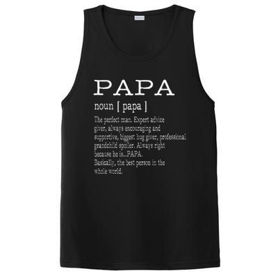 Papa Definition Grandpa FatherS Day PosiCharge Competitor Tank