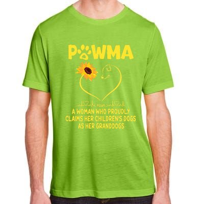 Pawma Definition Grandma Paw Mama Gift Funny For Dog Lovers  Adult ChromaSoft Performance T-Shirt