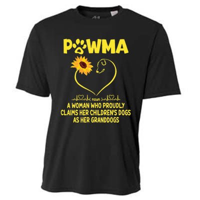 Pawma Definition Grandma Paw Mama Gift Funny For Dog Lovers  Cooling Performance Crew T-Shirt