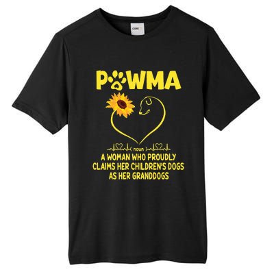 Pawma Definition Grandma Paw Mama Gift Funny For Dog Lovers  Tall Fusion ChromaSoft Performance T-Shirt