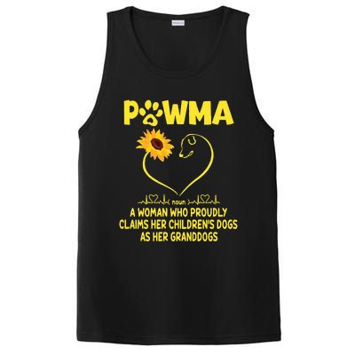 Pawma Definition Grandma Paw Mama Gift Funny For Dog Lovers  PosiCharge Competitor Tank