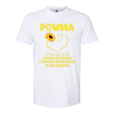 Pawma Definition Grandma Paw Mama Gift Funny For Dog Lovers  Softstyle CVC T-Shirt