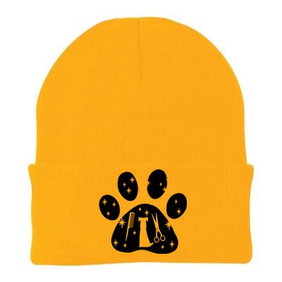 Paw Dog Groomer Knit Cap Winter Beanie