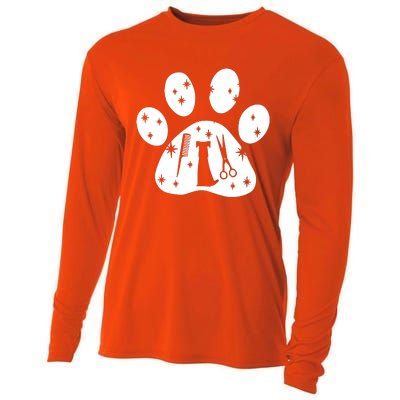 Paw Dog Groomer Cooling Performance Long Sleeve Crew