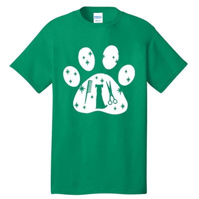 Paw Dog Groomer Tall T-Shirt