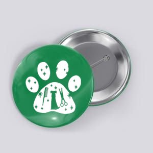 Paw Dog Groomer Button