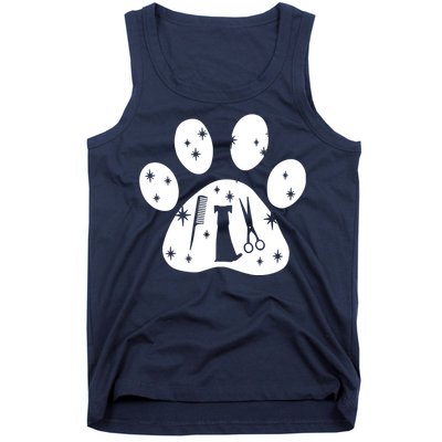 Paw Dog Groomer Tank Top