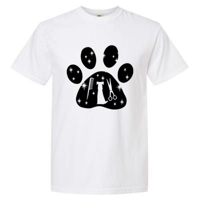 Paw Dog Groomer Garment-Dyed Heavyweight T-Shirt