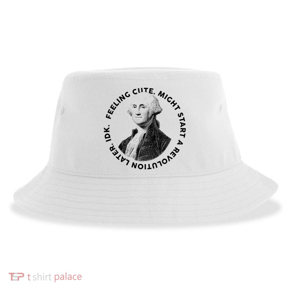 PresidentS Day George Washington Founding Feeling Cute Sustainable Bucket Hat