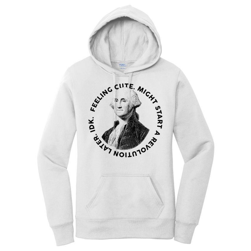 PresidentS Day George Washington Founding Feeling Cute Women's Pullover Hoodie