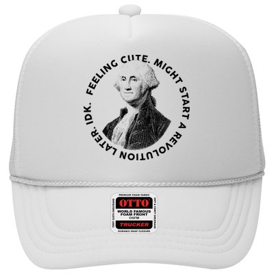 PresidentS Day George Washington Founding Feeling Cute Trucker Hat