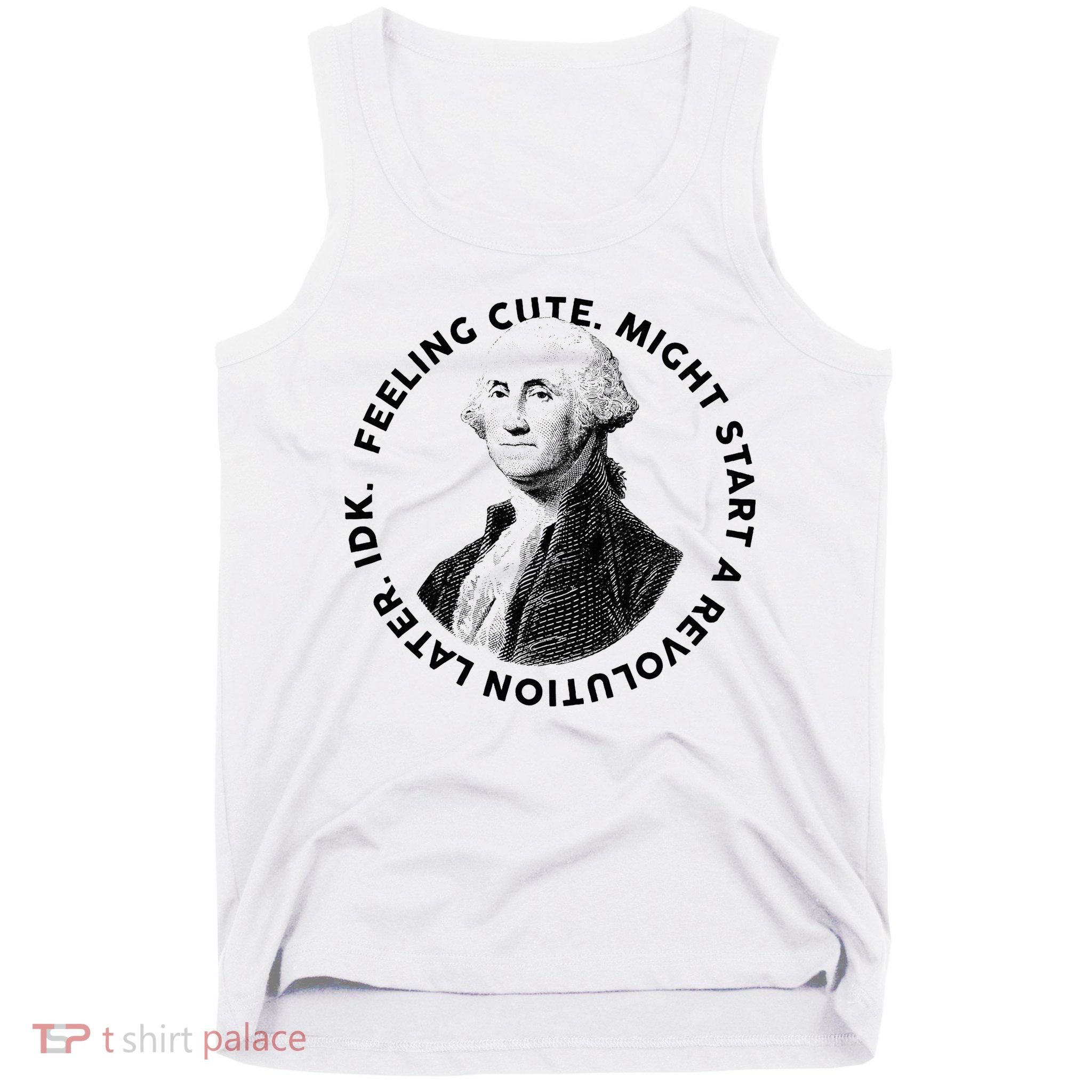 PresidentS Day George Washington Founding Feeling Cute Tank Top