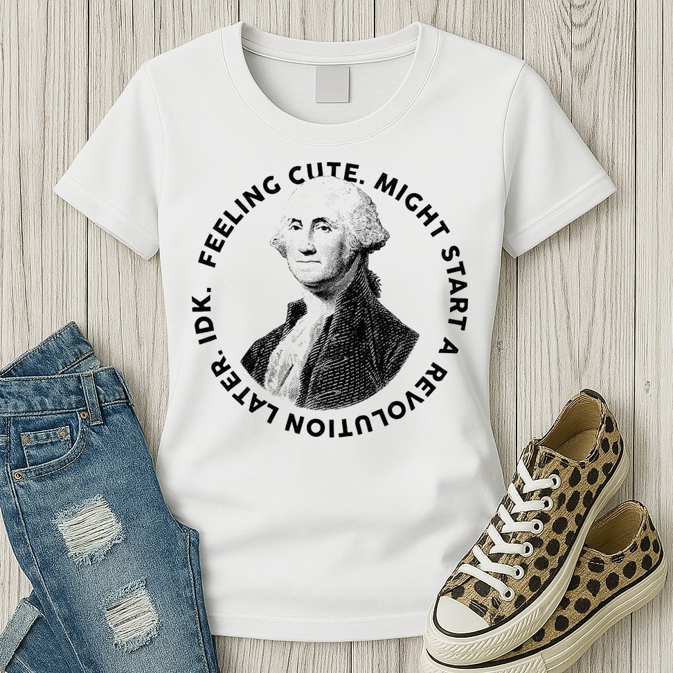 PresidentS Day George Washington Founding Feeling Cute Womens T-Shirt