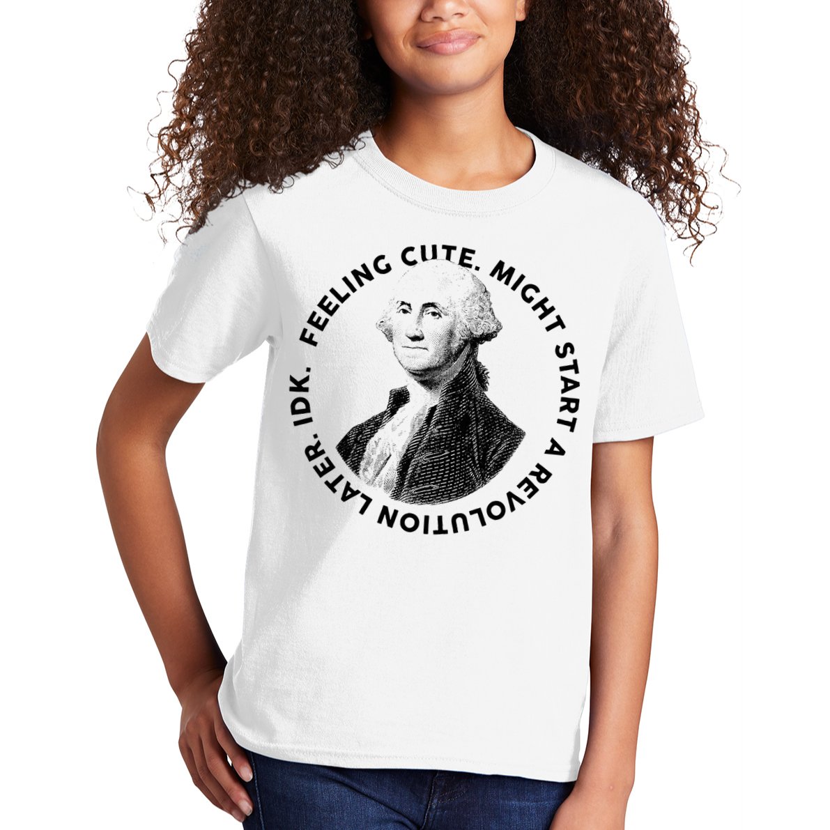 PresidentS Day George Washington Founding Feeling Cute Kids T-Shirt